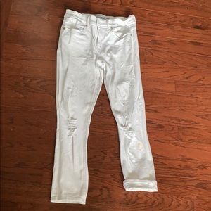 Express Jeans- Cropped-Midrise-4R